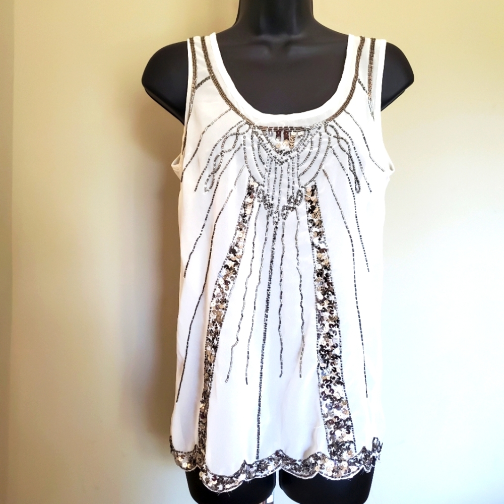 Smart Set Beaded Camisole / Tank